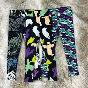 S/M LuLaRoe Halloween Ghosts, Bats, Witches Hats Leggings